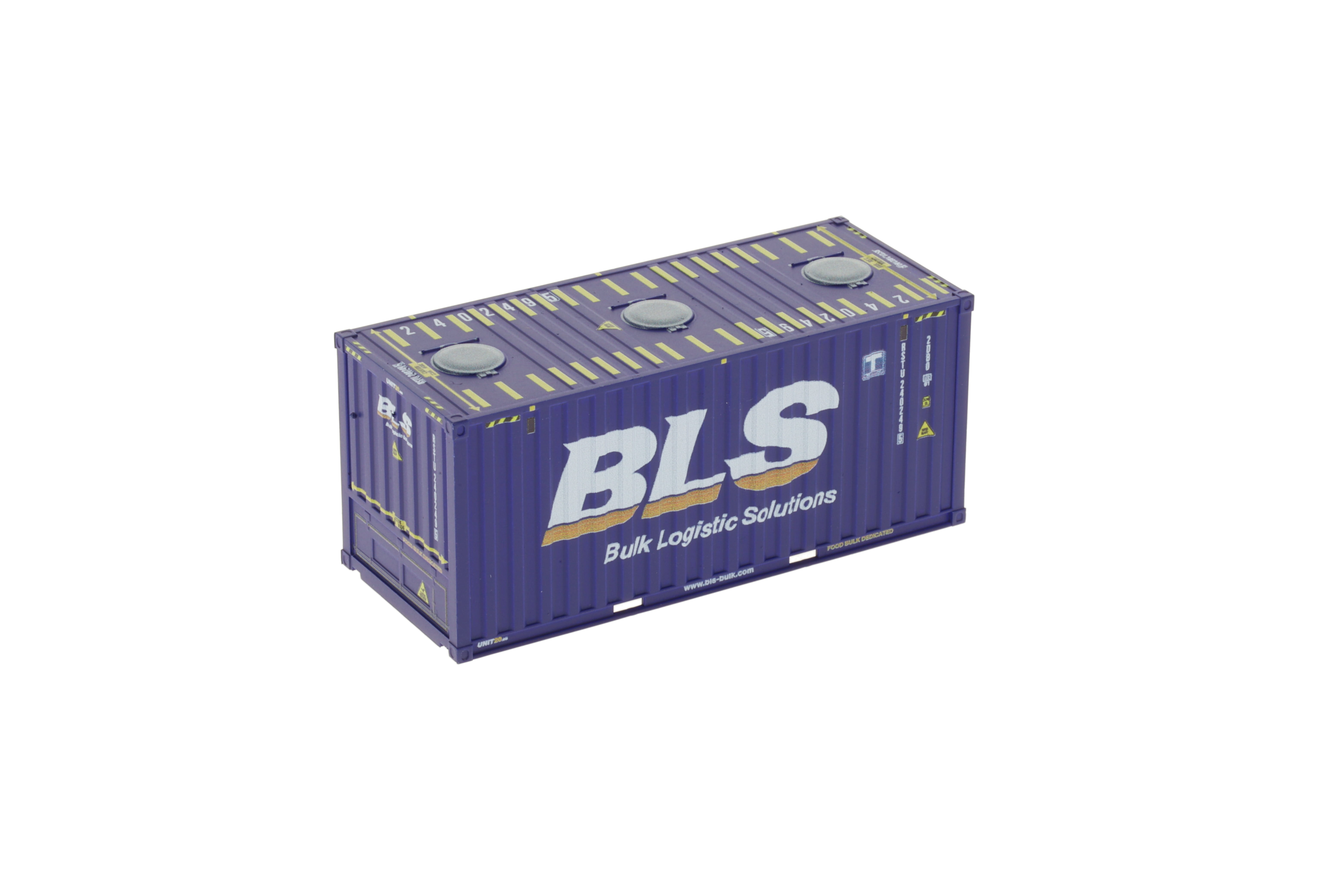 1:87 20´BulkContainer BLS Spundwand-Bulkcontainer, "Bulk Logistic Solution", Behälternummer: RSTU 240249