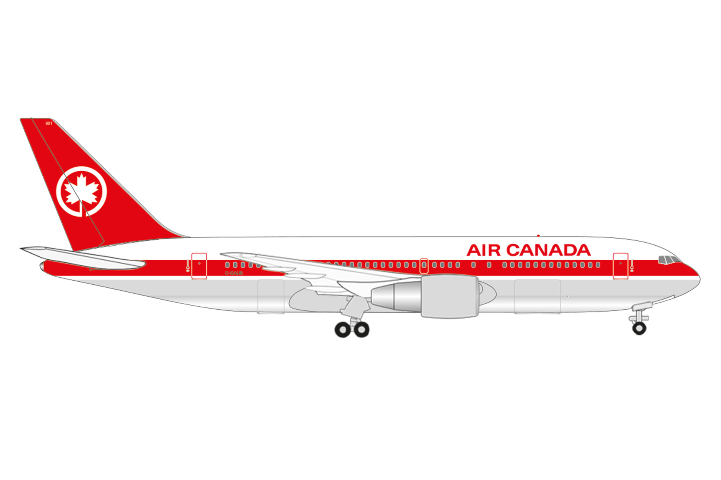 Boeing 767-200 Air Canada 1:500