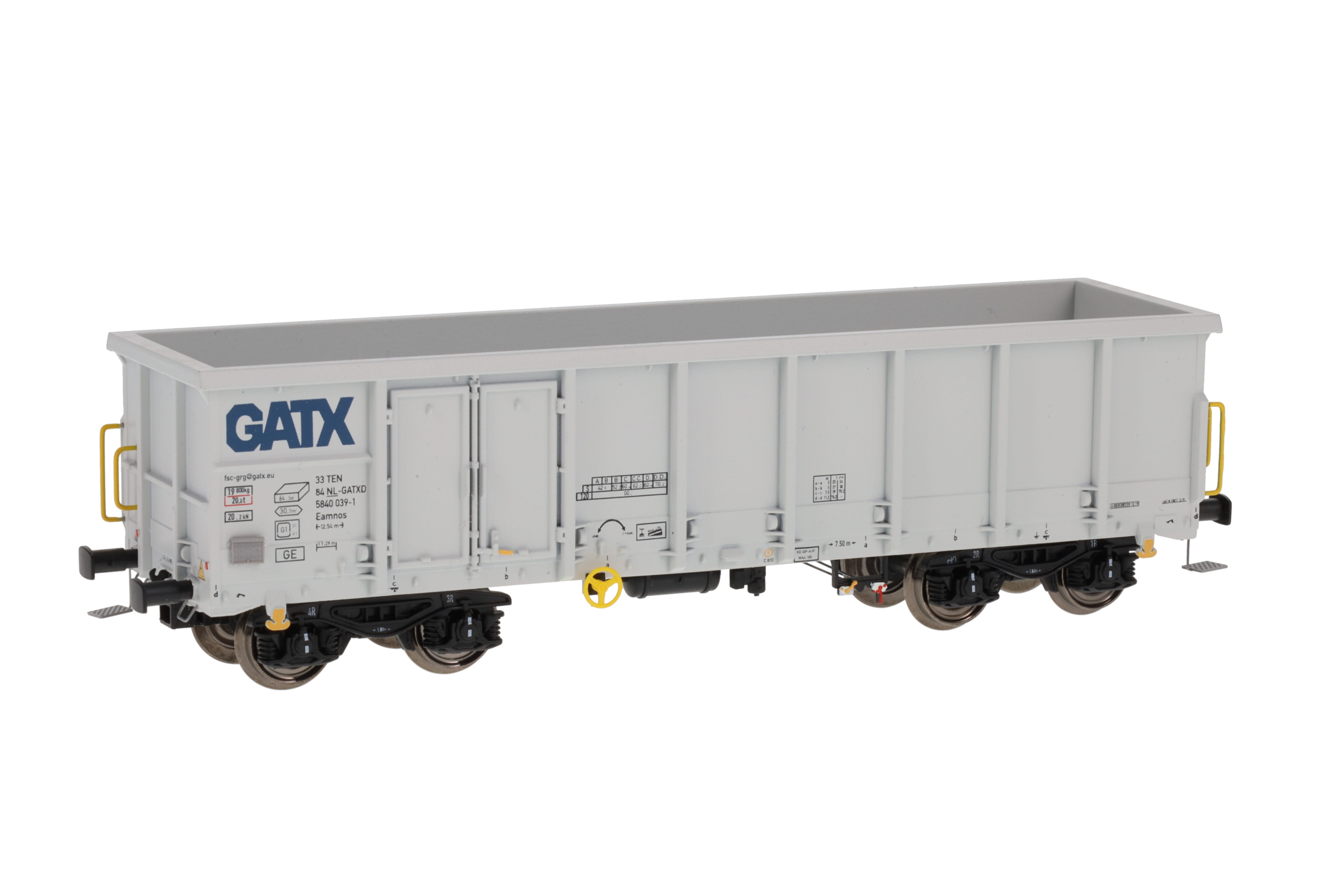GATX off. Güterwagen Ep.VI Eamnos 64,5m³ weiß