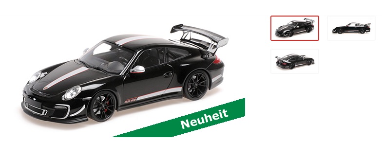 Porsche911 GT3 RS4.0`2011schw schwarz 1:18
