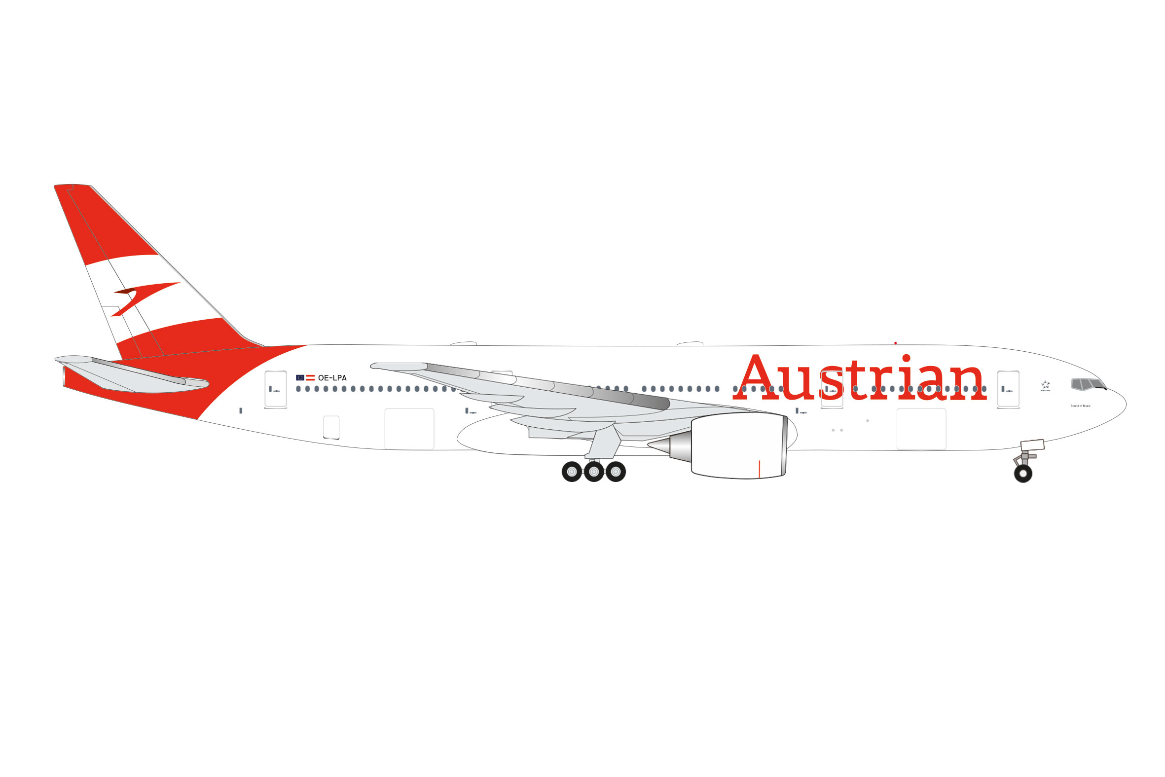 Austrian Airlines Boeing 777- 
