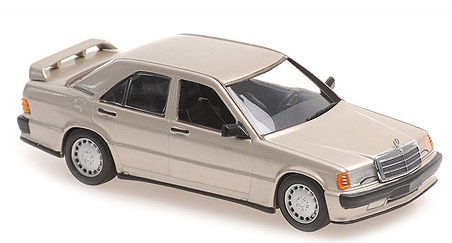 MB 190E 2.3 16V`1984 gold1:43 Mercedes Benz gold metallic Diecast Maxichamps