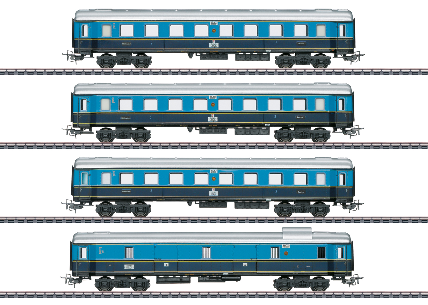 DRG Personenwagenset "Karwendel Express" 4tlg. Ep.II Retro limitierte Sonderserie MHI