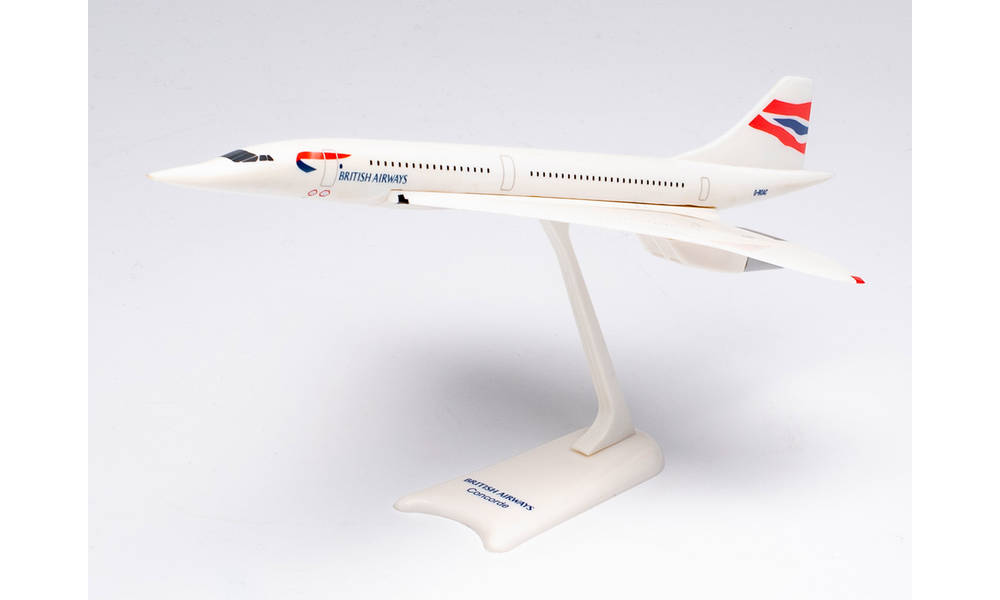 Concorde British Air SNAP 1:200 Snap Fit Bausatz British Airways