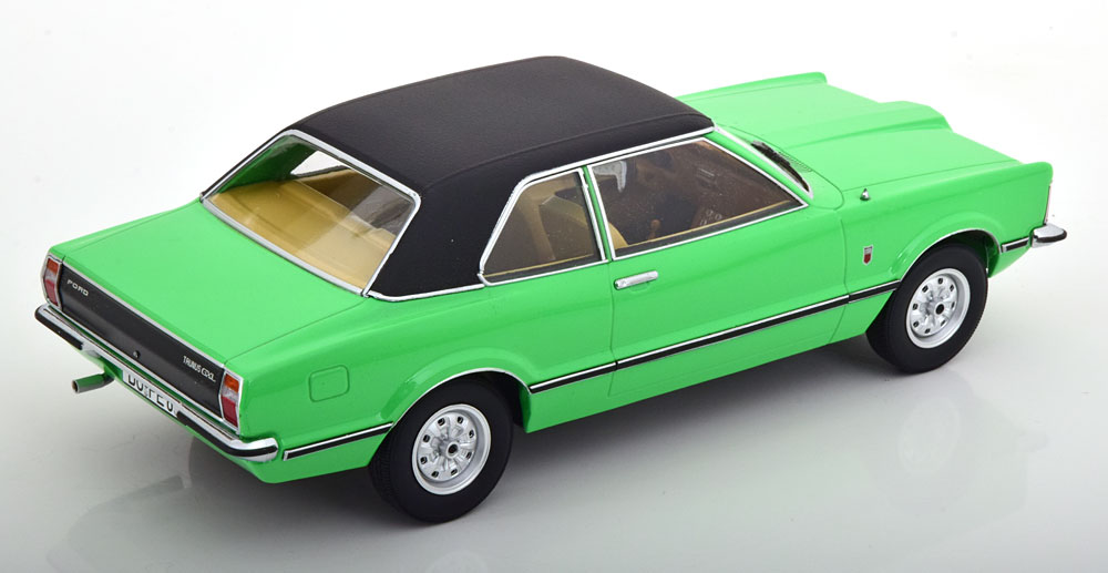 Ford Taunus "Knudsen" grün`71 mit schwarzem Dach 1:18