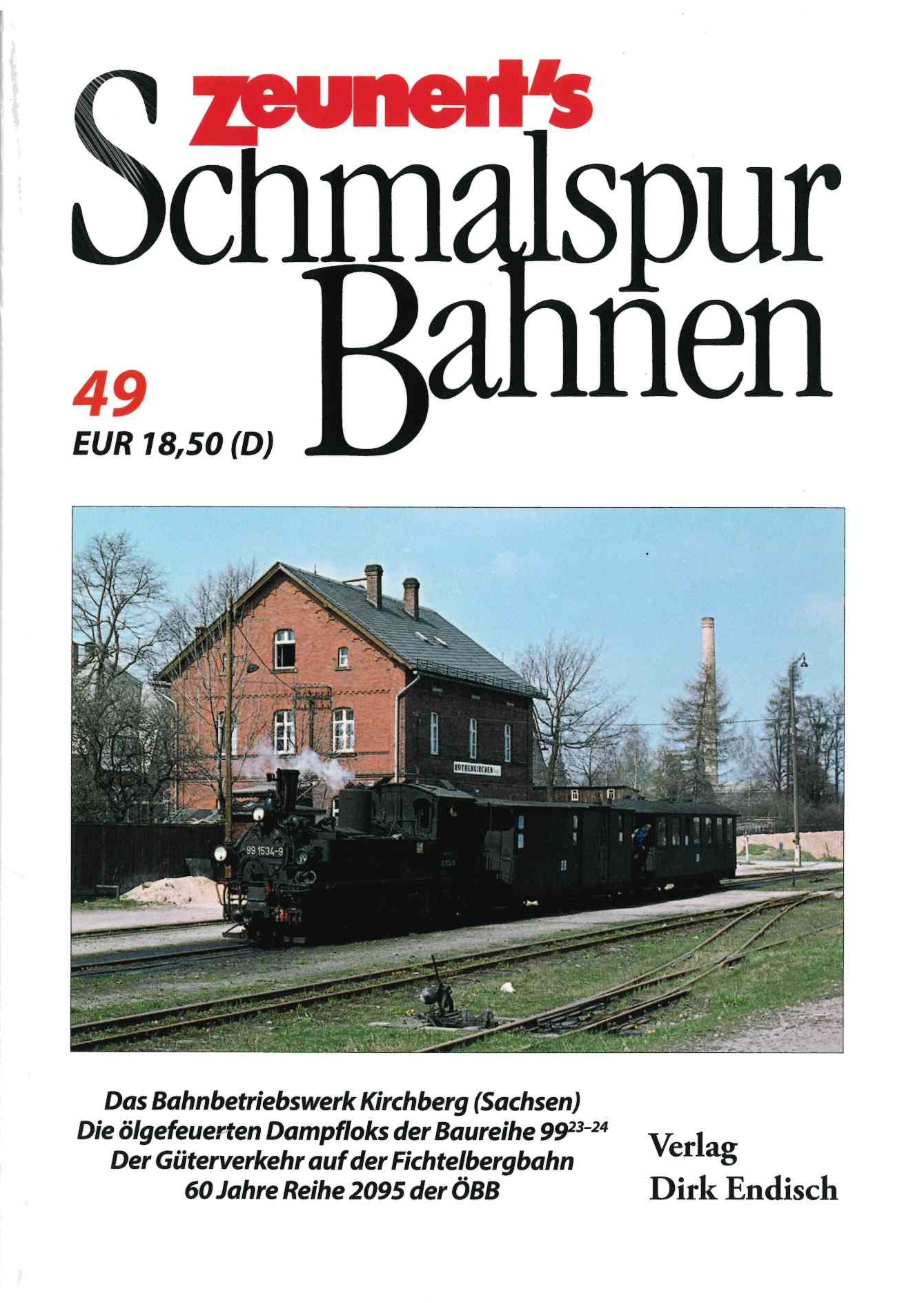 Z Zeunerts Schmalspurbahnen49 170 x 240 mm, fadengeheftete Broschur