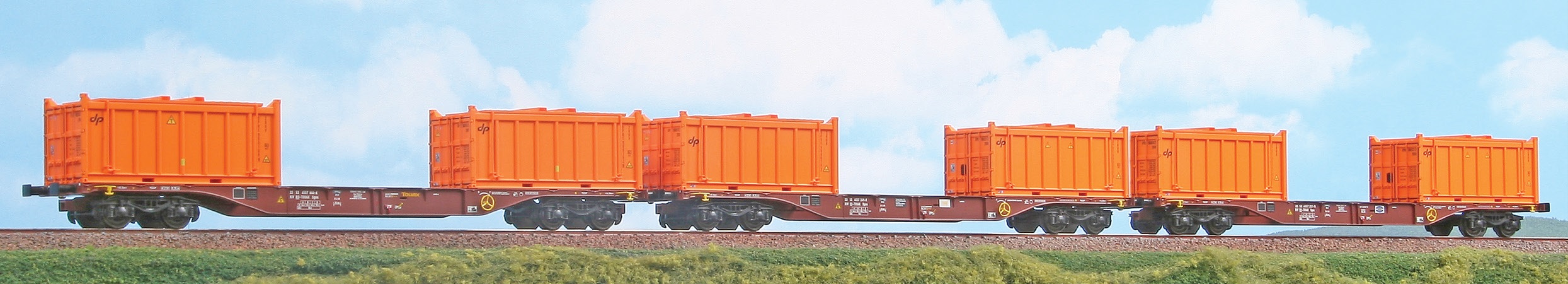 TOUAX Containertragwagenset 3tlg. Ep.V-VI