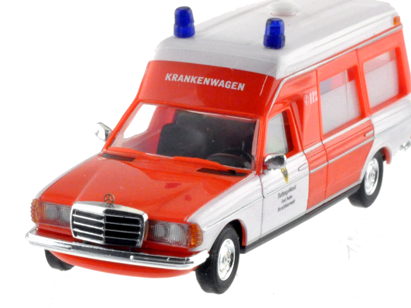 MB VF 123Miesen FWAachen`1977 Rettungsdienst Krankenwagen Aachen. Limitiert 250 Stück Sondermodell Hünerbein