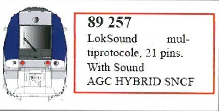 ESU Lok Sound SNCF AGC hybrid 