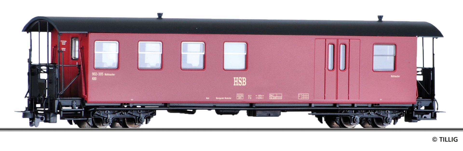 H0m HSB Packwagen KBD Ep.5-6 Betr.-Nr.: 902-305