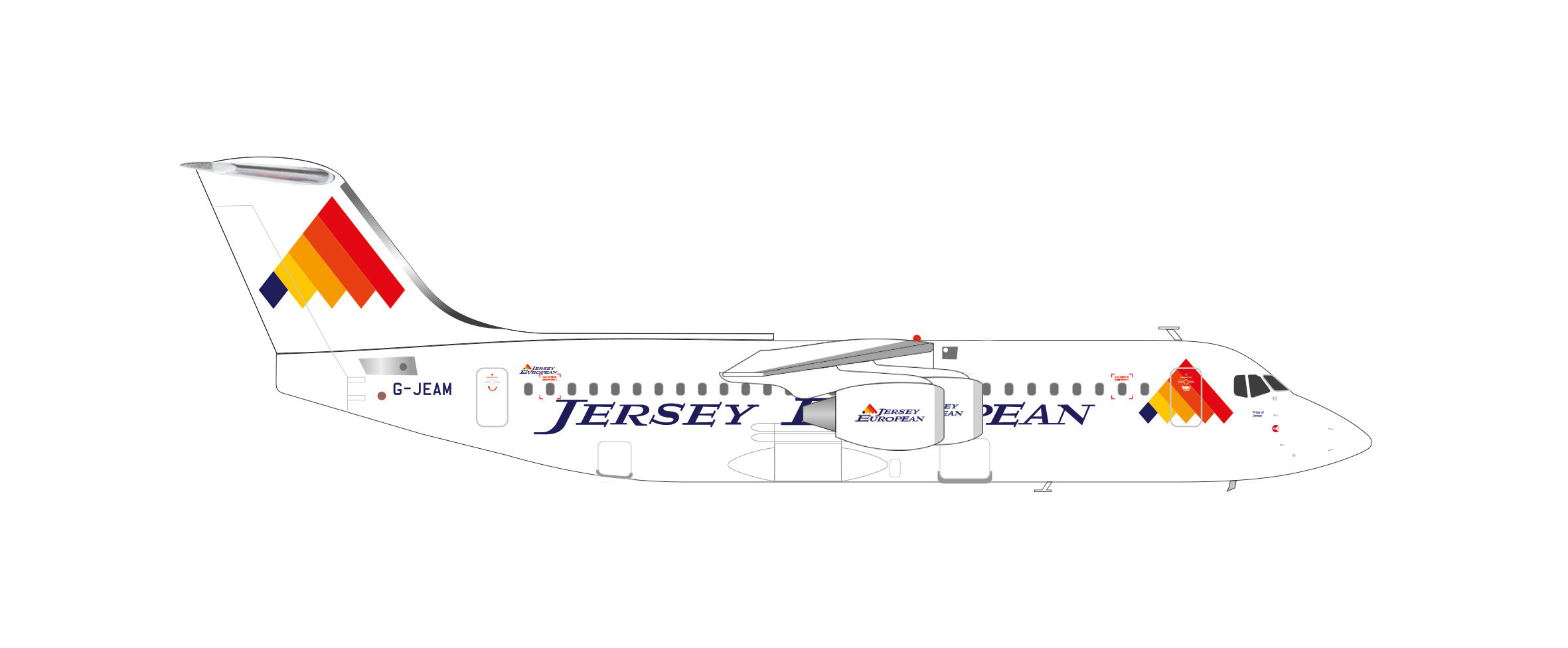 Jersey European Airways Briti 