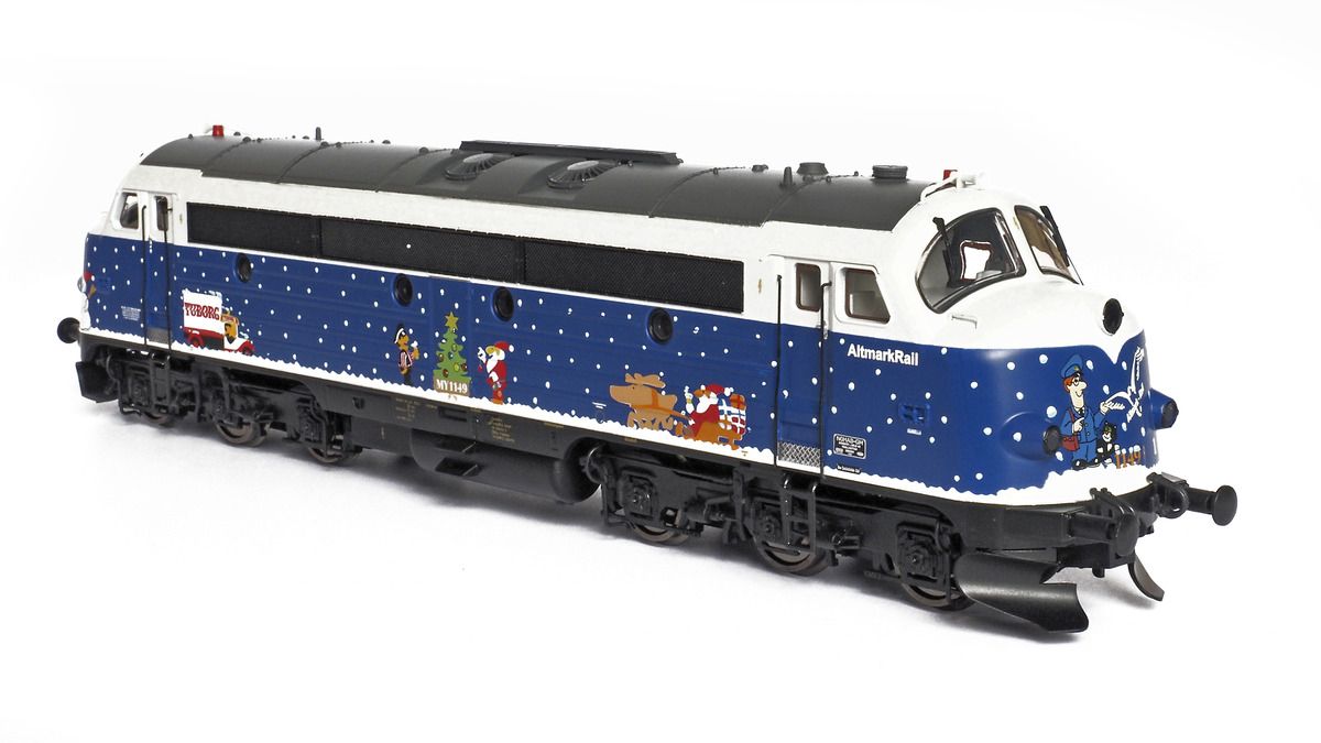 Altmark Rail TMY 1149 DCC mit Sound Weihnachten blau/weiß (Topline)