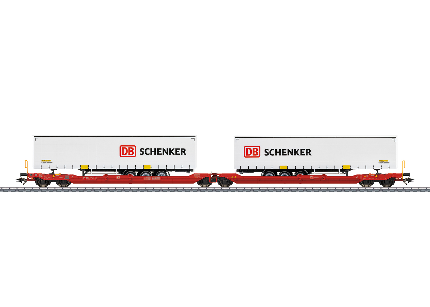 DBAG Gelenk-Taschenwagen Ep.VI mit Aufliegern "DB Schenker"