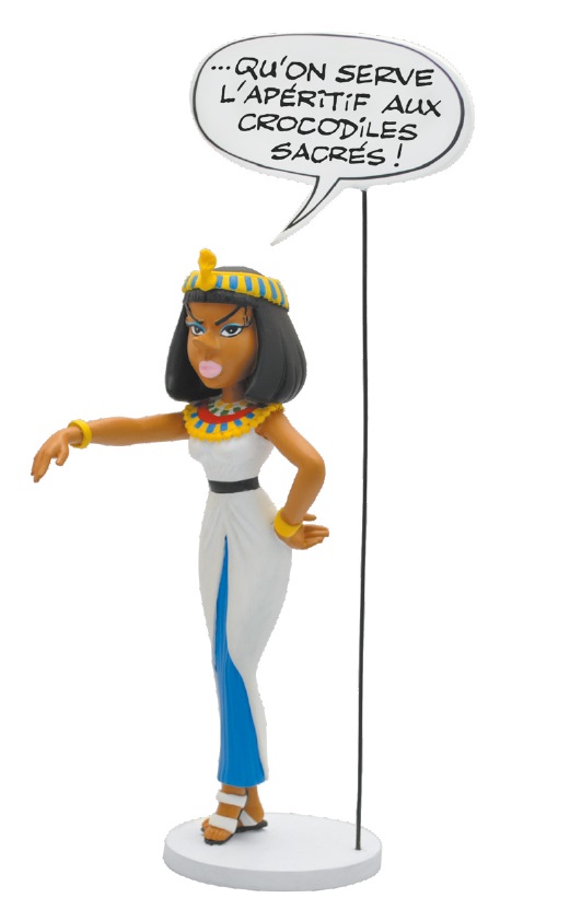 Cleopatra mit Sprechblase Figur ca. 26cm hoch