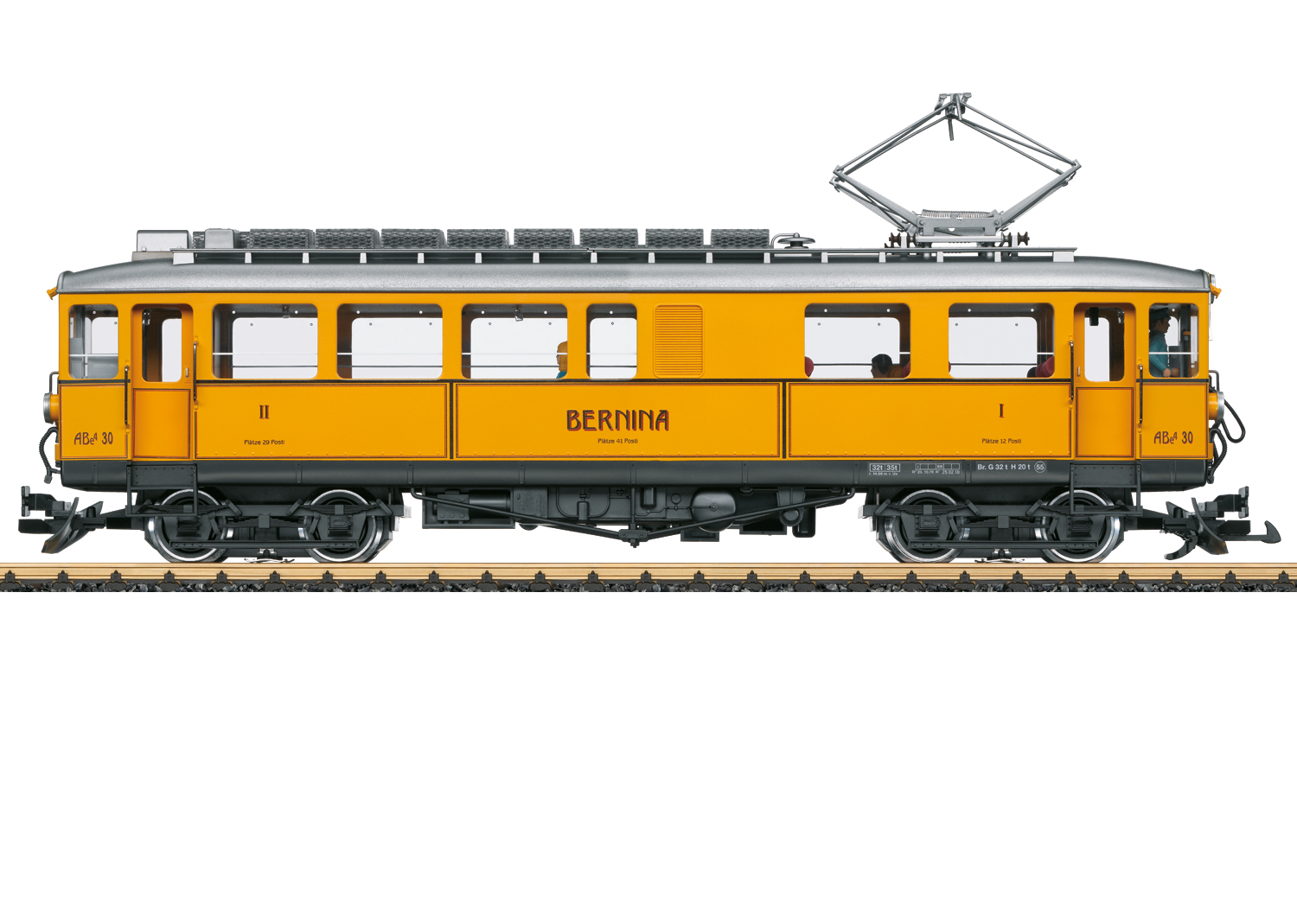 RhB BB-Triebwagen ABe4/4 30 Museumsausführung Ep.6, gelb