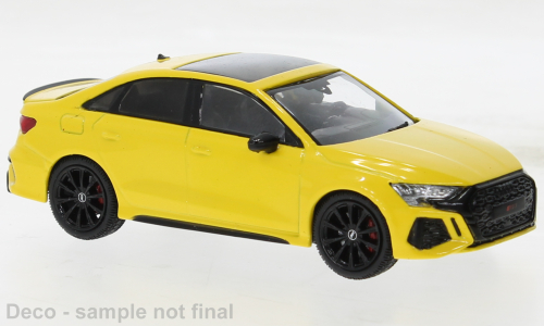 Audi RS3 `2022 gelb 1:43 