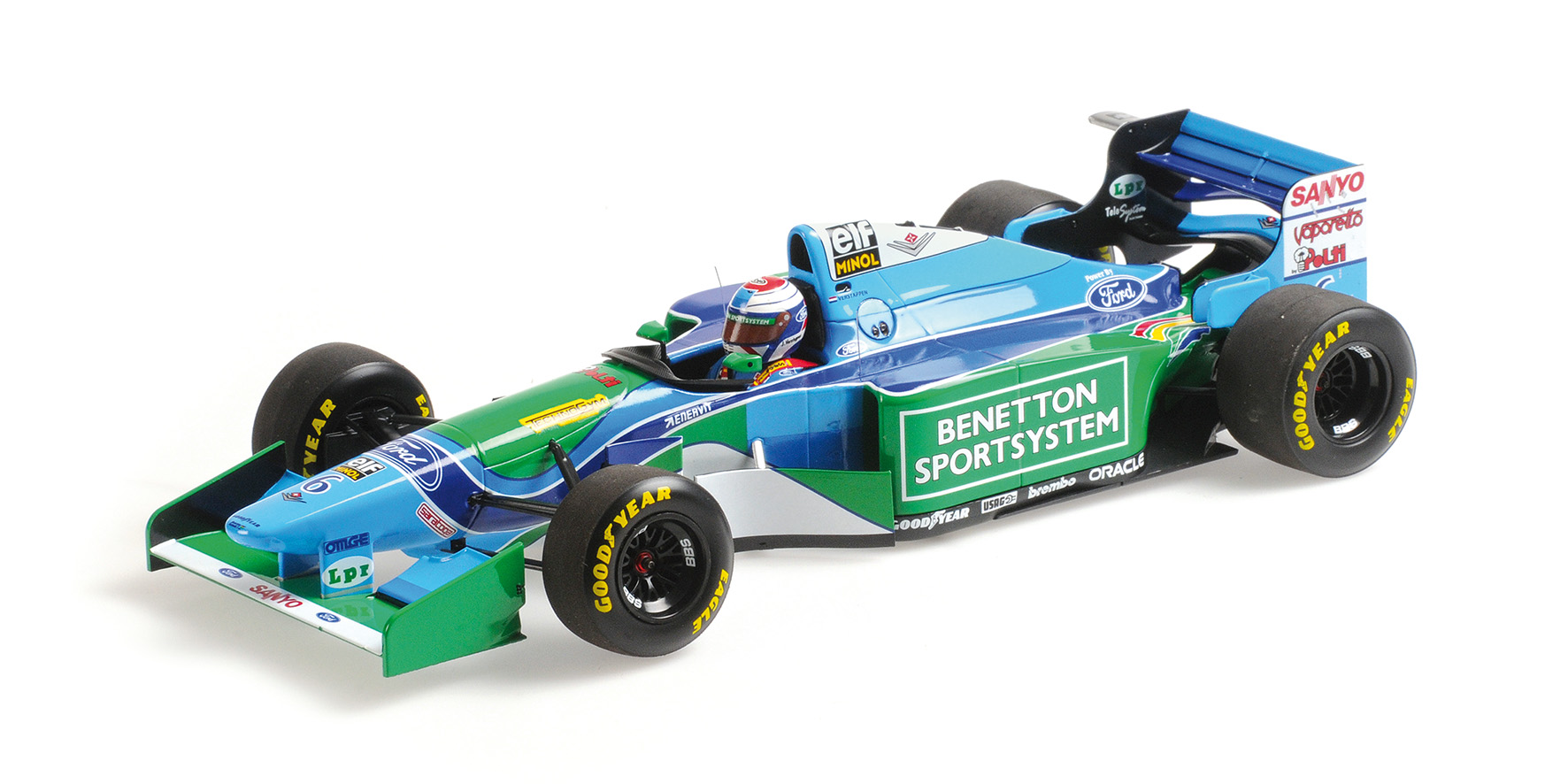 BenettonRen.`94Jos Verst.1:12 Benetton Renault B194 Formel 1 GP Australien`1994 Jos Verstappen Resin