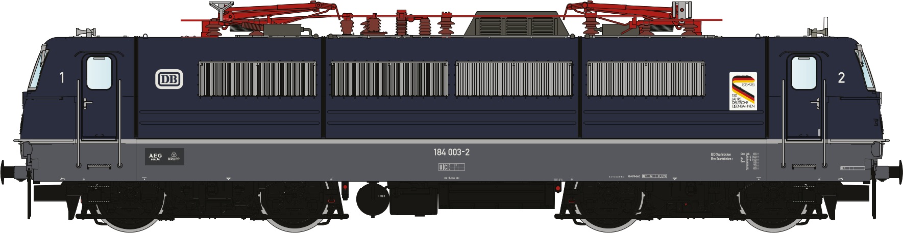 DB E-Lok BR184 Ep.IV DC 