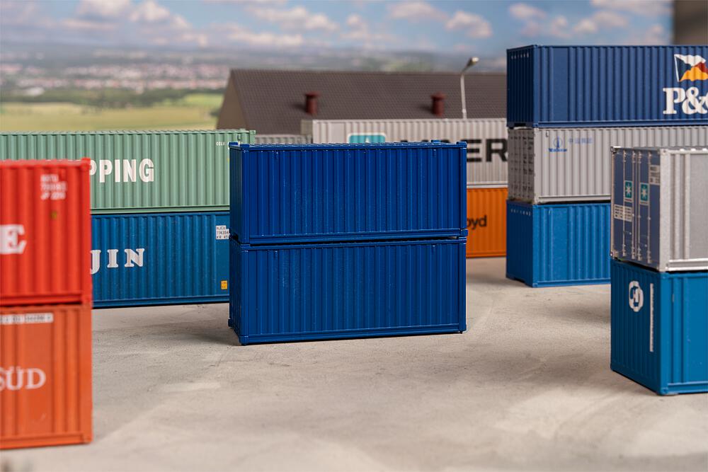 20´ Container blau 2 St. 