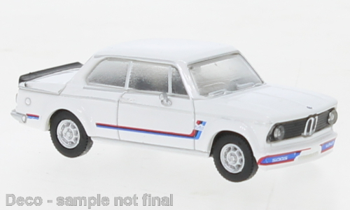 BMW 2002 Turbo weiß`1973 mit Dekorstreifen
