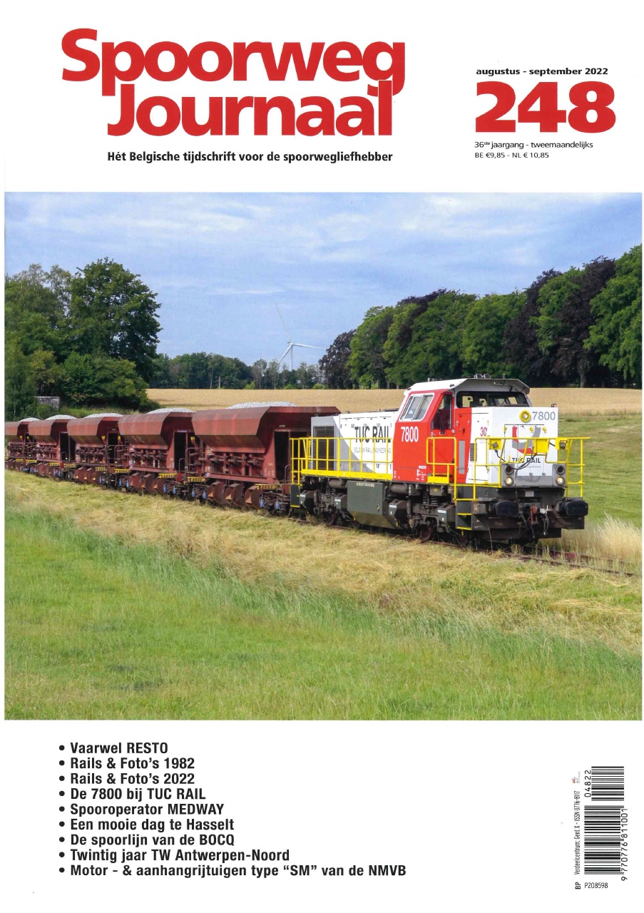 Spoorweg Journal 248 Het Belgisch Tijdschrift voor de spoorwegliefhebber - niederländische/flämische Ausgabe