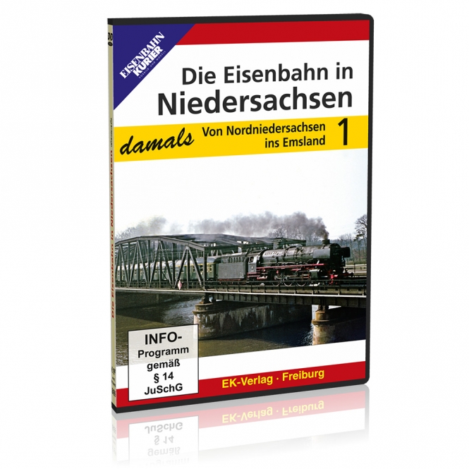 DVD Eisenbahn i Niedersachsen - damals - Teil 1: Von Nordniedersachsen ins Emsland