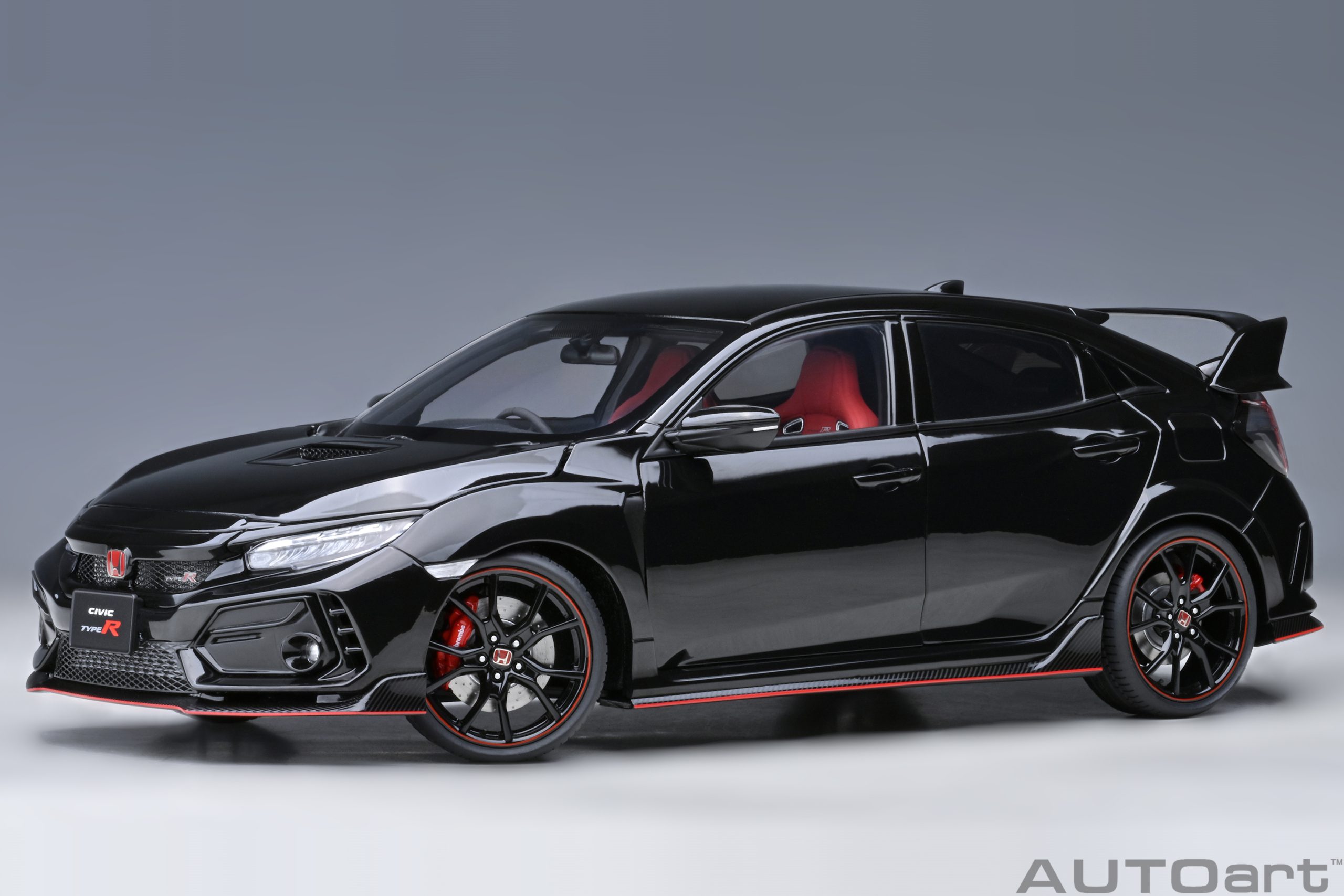 Honda Civic Type R crystal black pearl Baujahr 2021 1:18