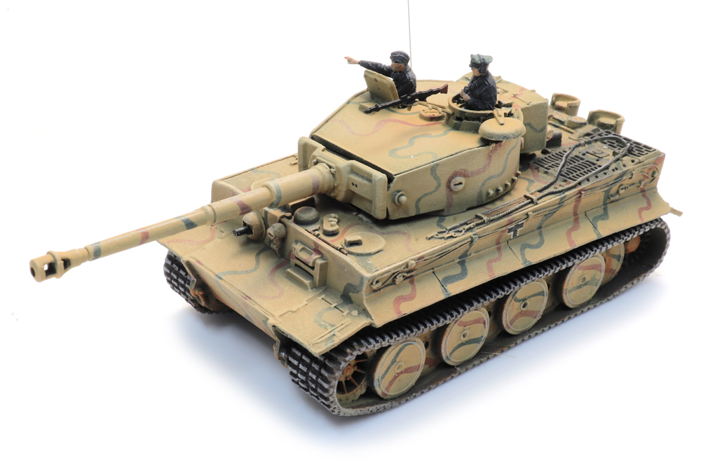 WM-Panzerbesatzung im Panzer Fertigmodell