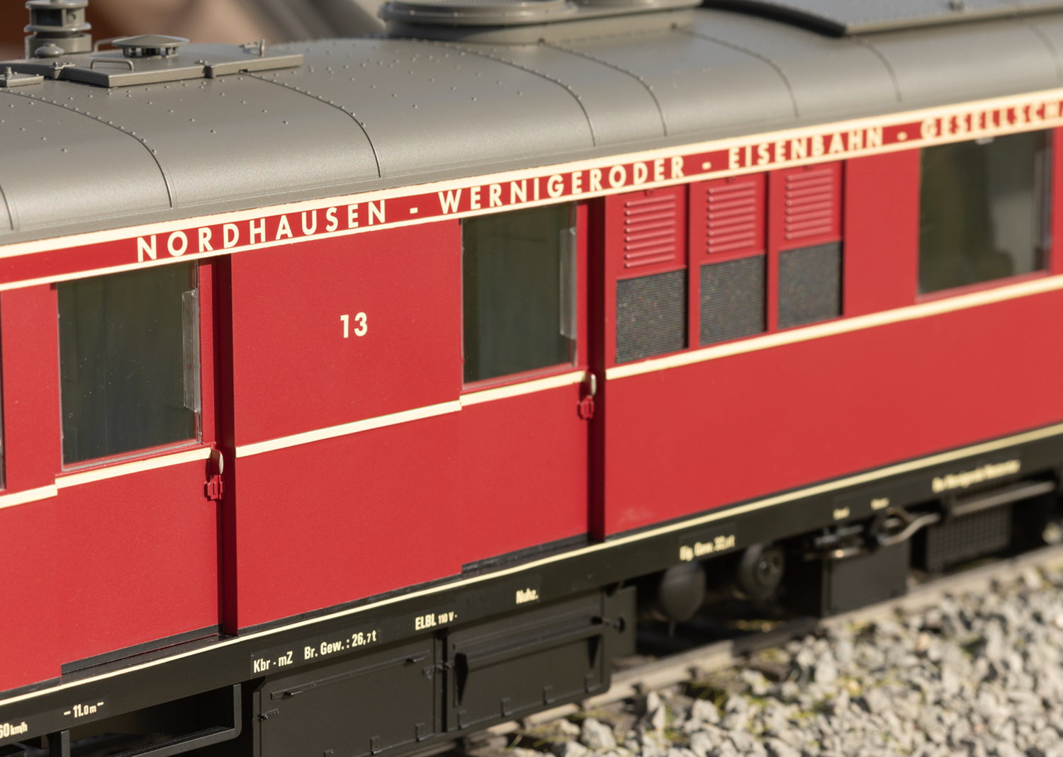 HSB Triebwagen T3 Ep.6 rot Museums-Dieseltriebwagen der Harzer Schmalspurbahnen, NWE