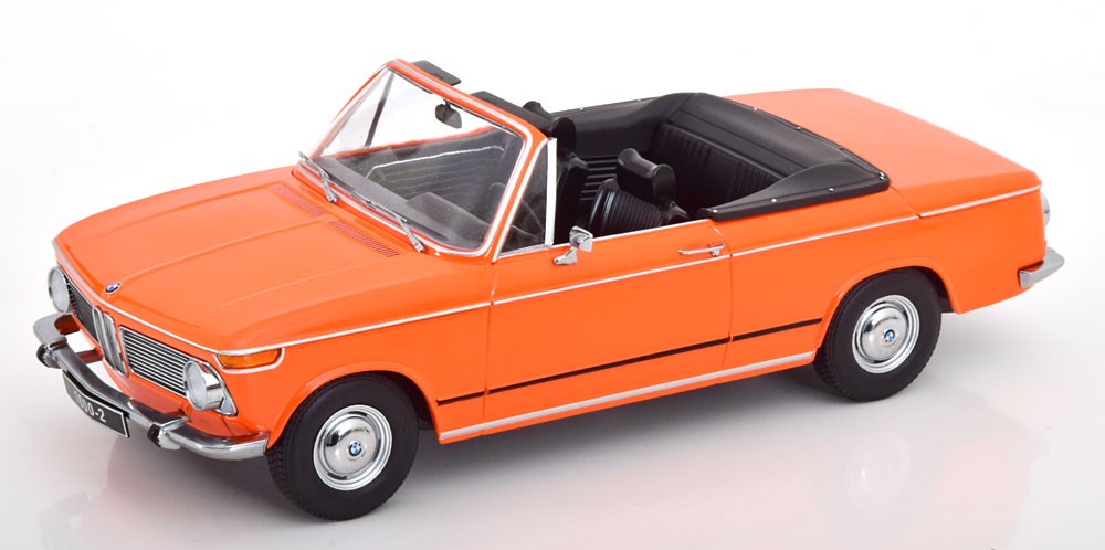 BMW 1600-2 Cabrio 1968 orange 1:18