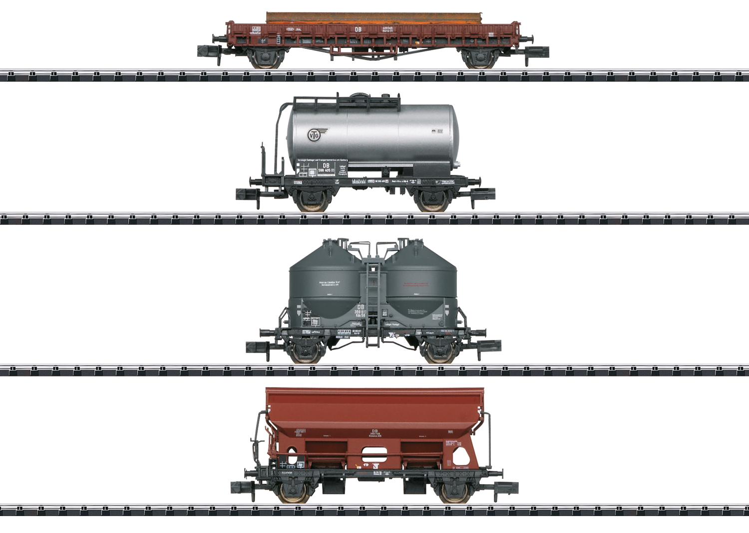 DB Güterwagenset 4tlg. Ep.III limitierte MHI Sonderserie