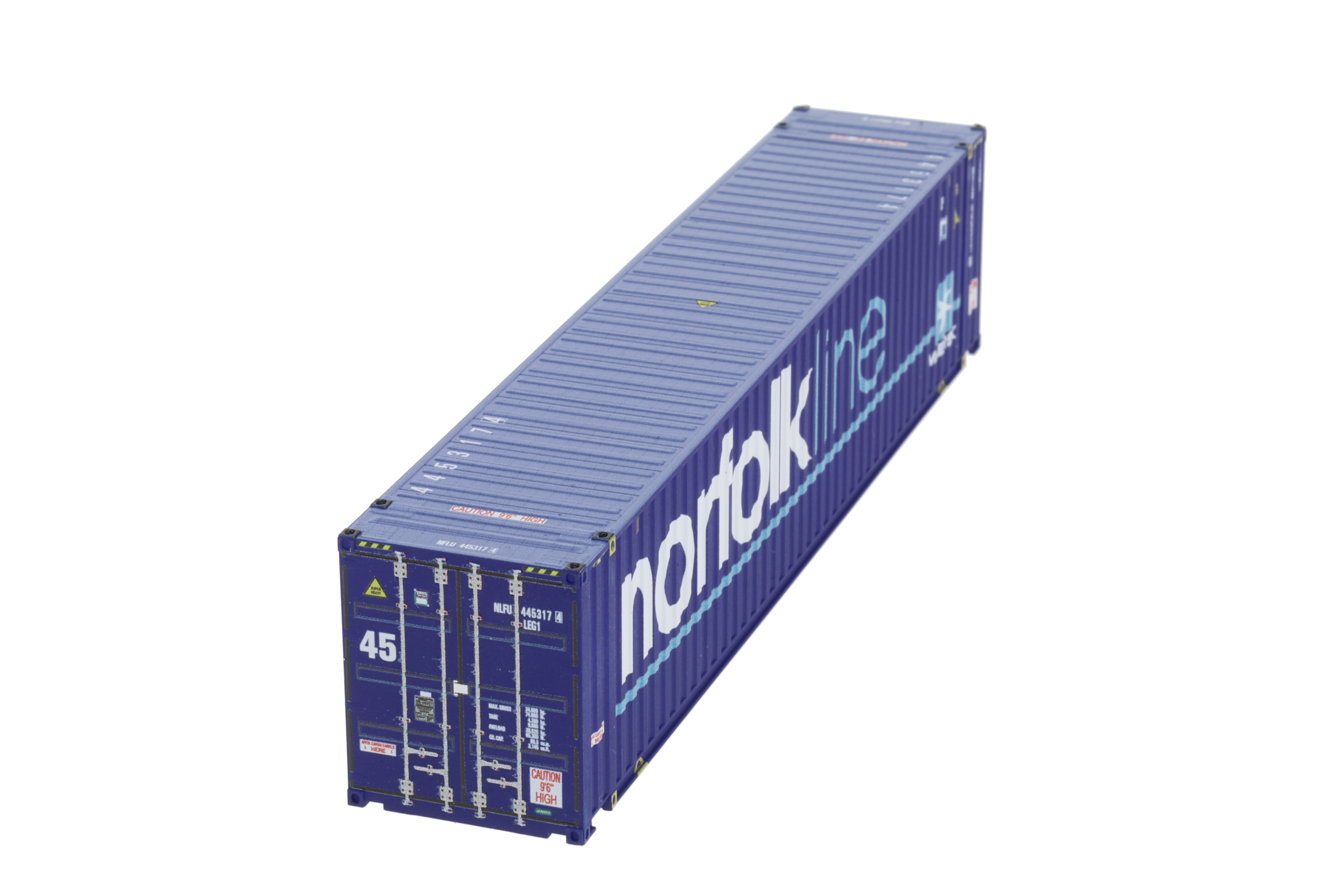 1:87 45´Container NORFOLKLINE WB-A HC (Euro), JINDO, # NFLU 445317