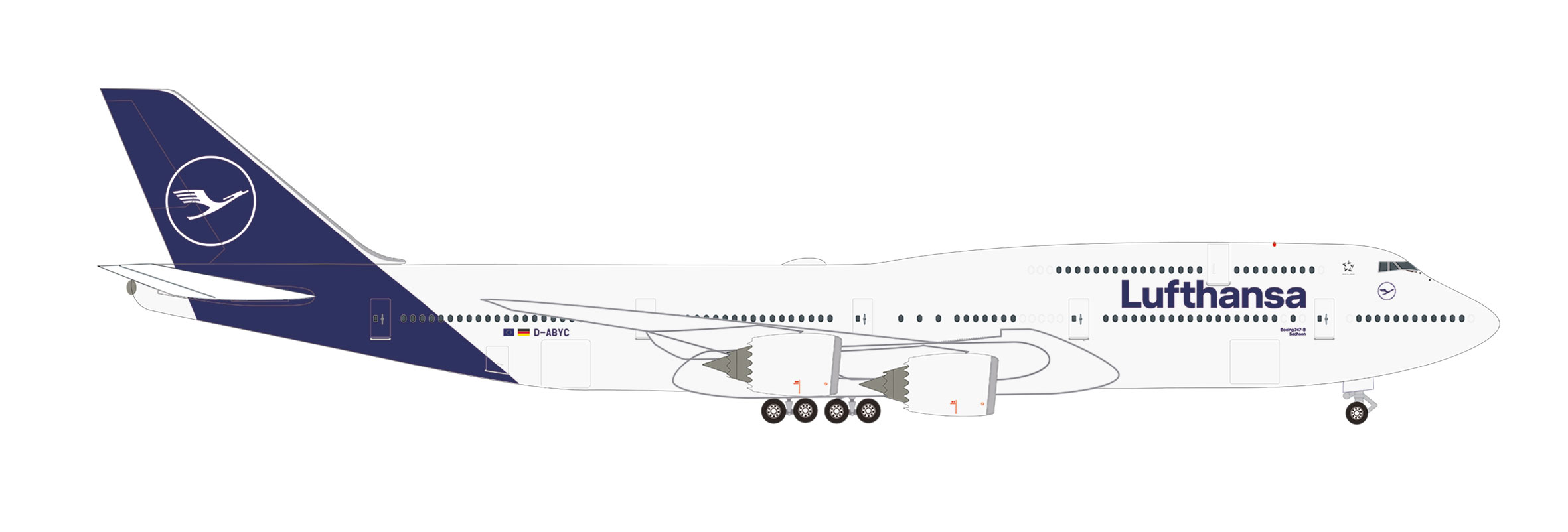 Lufthansa Boeing 747-8 Interc 