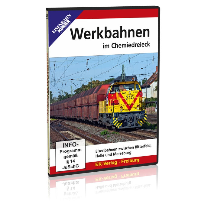 DVD Werkbahnen Chemiedreieck Eisenbahnen zwischen Bitterfeld, Halle und Merseburg