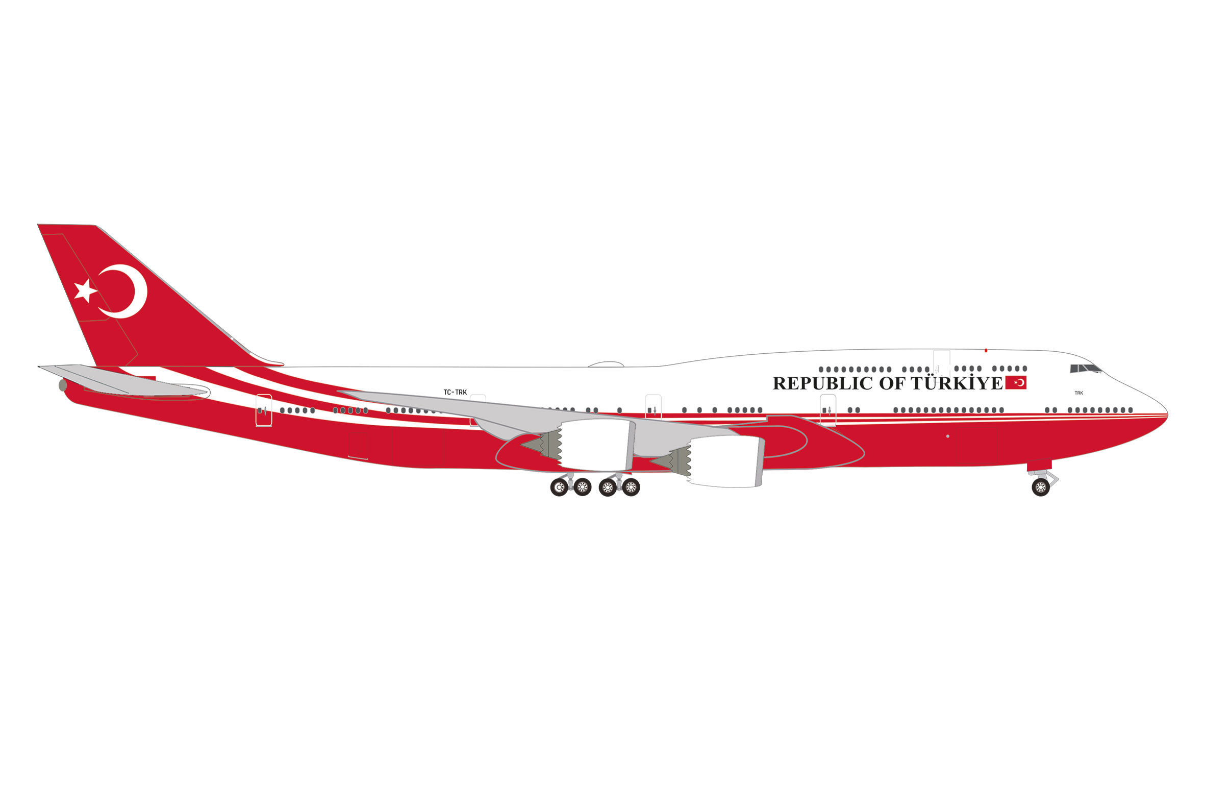 Boeing 747-8 Turkey Goverment 1:500