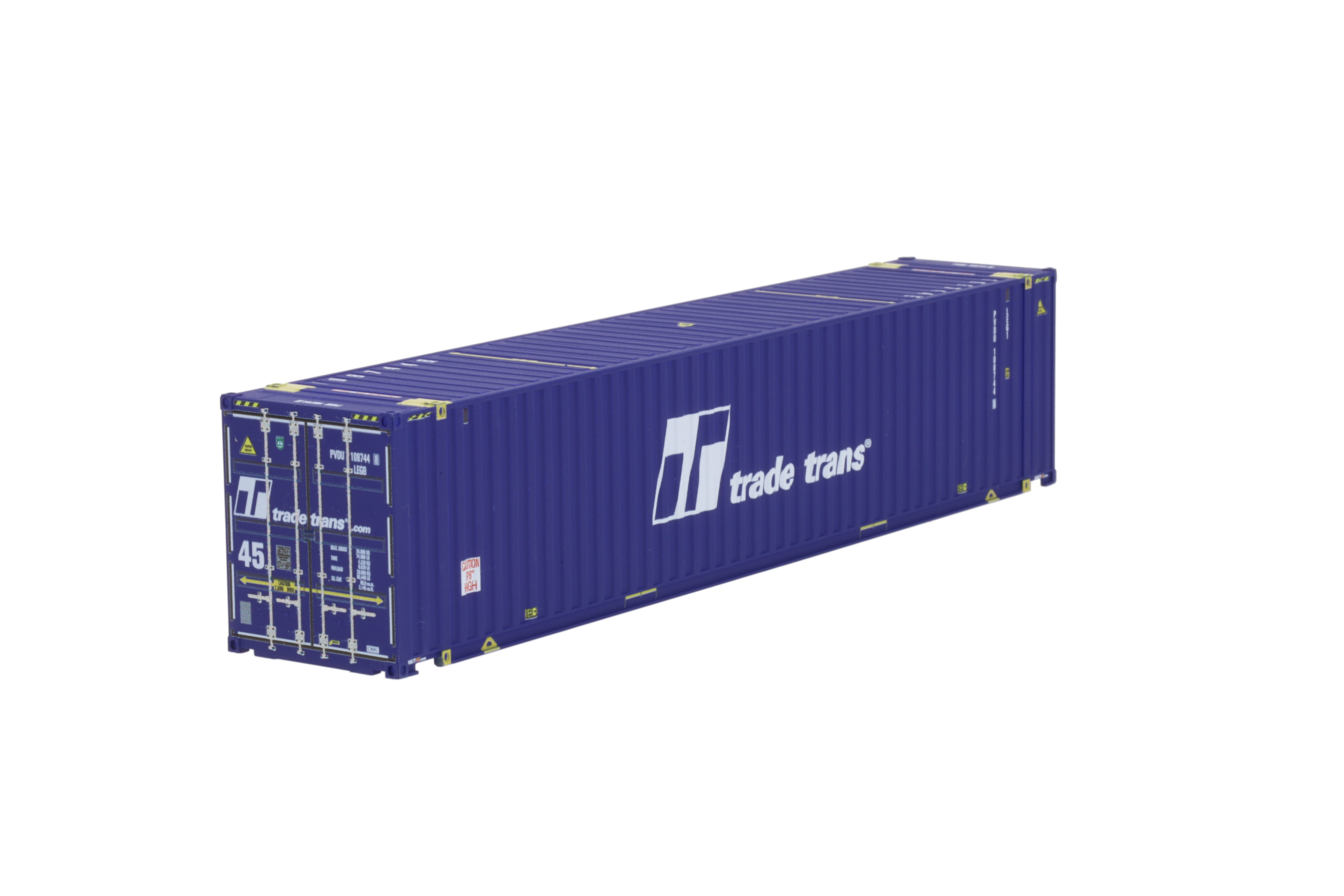 1:87 45´ Container TRADETRANS WB-A HC (Euro), # PVDU108744