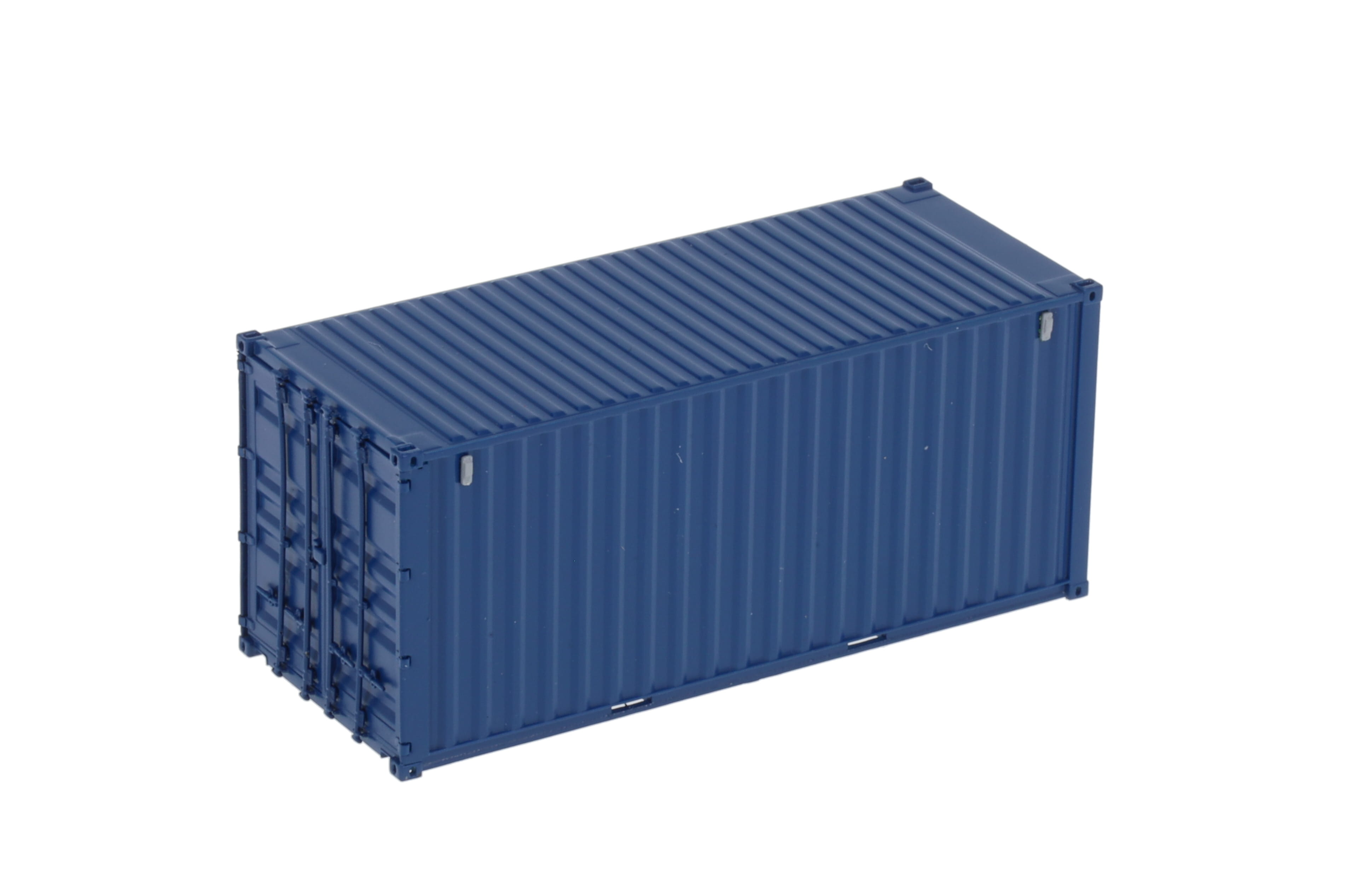 1:87 20´DV Container blau RAL 5010, unbedruckt