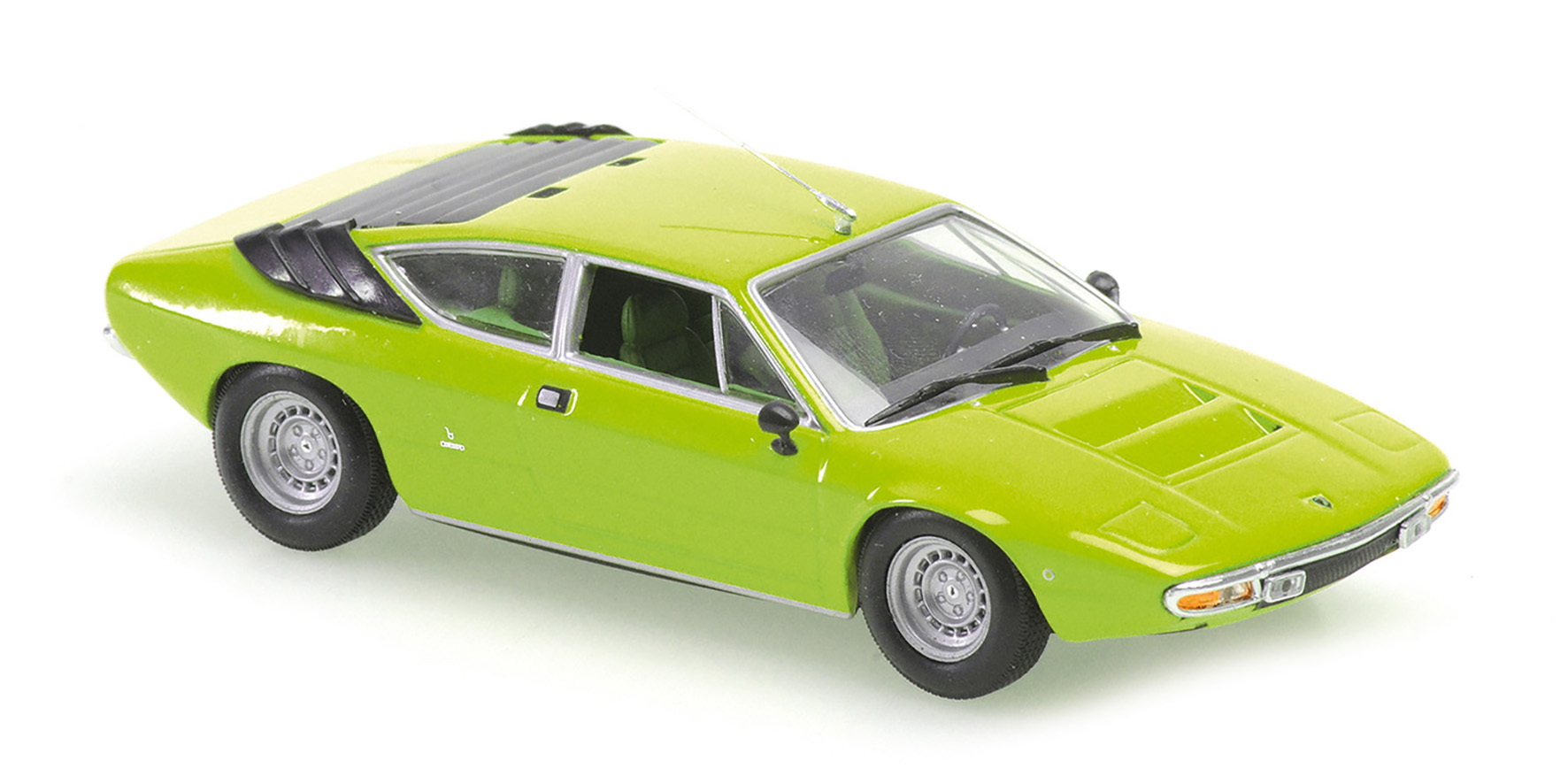 Lamborghini Urraco`1974 grün 1:43 Diecast Maxichamps