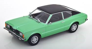 Ford Taunus L Coupe`1971grün grün mit schwarzem Dach 1:18