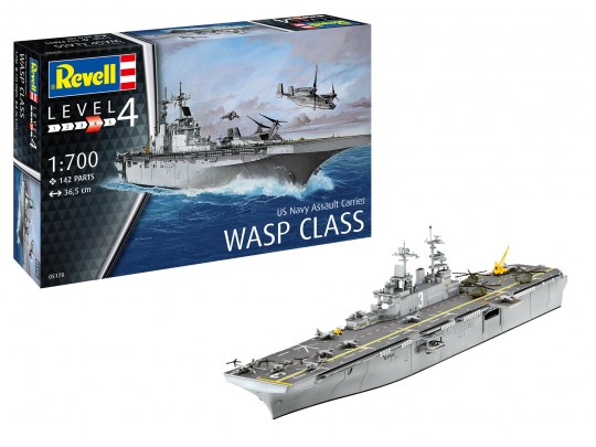1:700 USS Wasp Class Assault Carrier