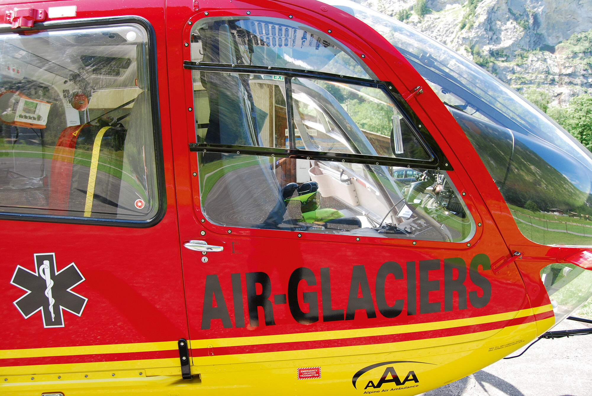 1:72 EC135 Air Glaciers Modellbausatz des EC135 Air-Glaciers Rettungshubschraubers. Air-Gl