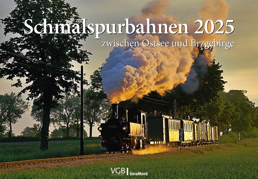 Kalender Schmalspurbahnen2025 zwischen Ostsee und Erzgebirge