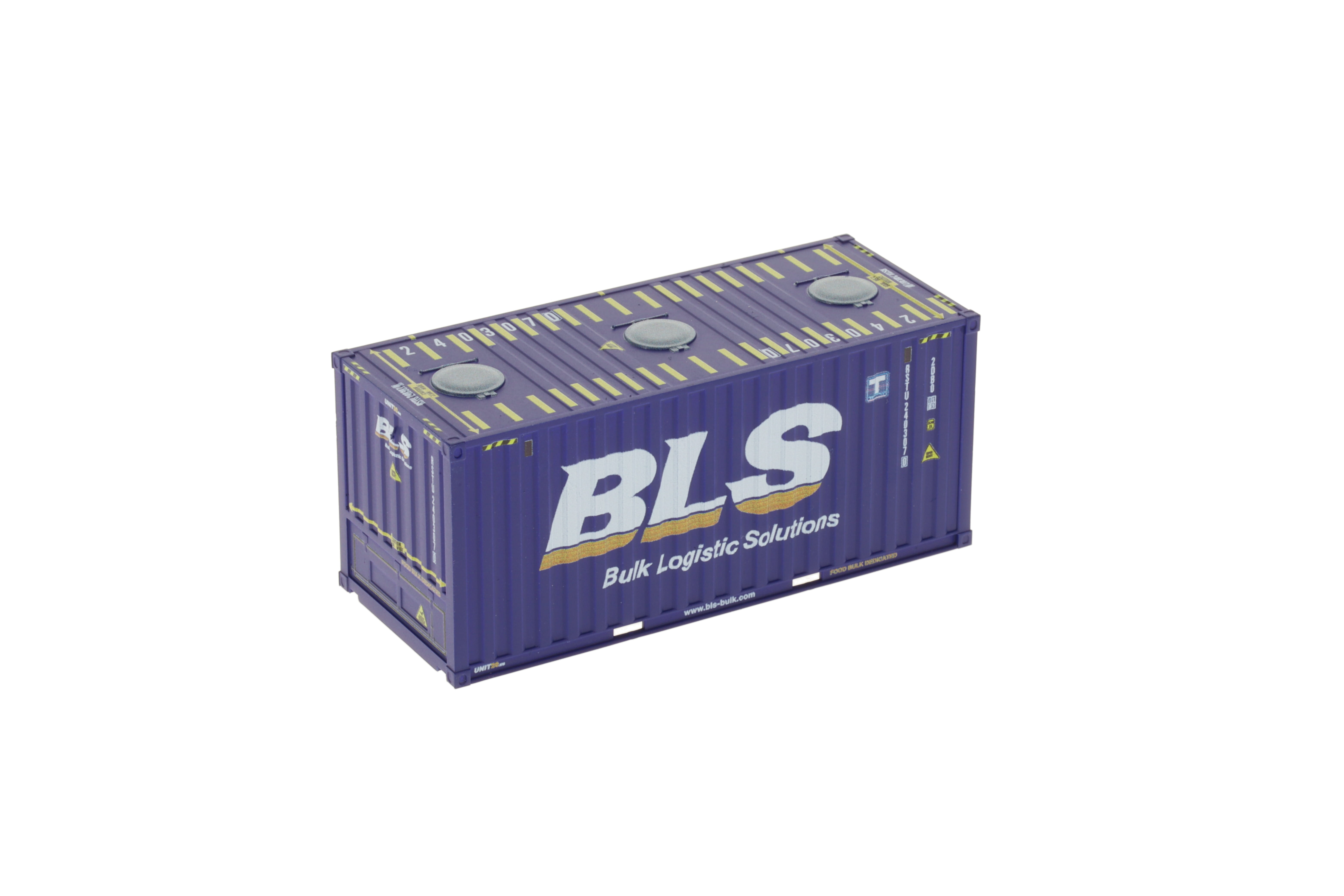 1:87 20´BulkContainer BLS Spundwand-Bulkcontainer, "Bulk Logistic Solution", Behälternummer: RSTU 240307