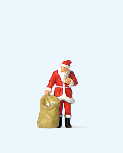 Weihnachtsmann mit Gabensack 