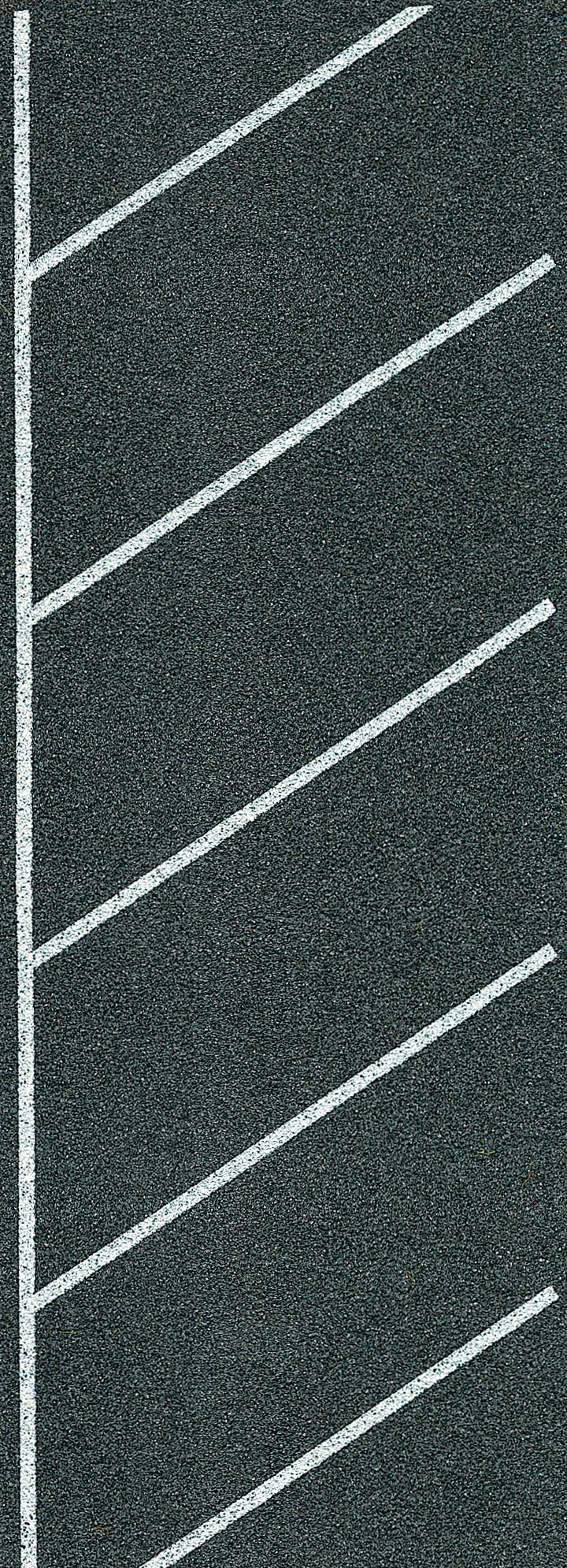 Parkplatz diagonal, 100 x 6 cm, H0