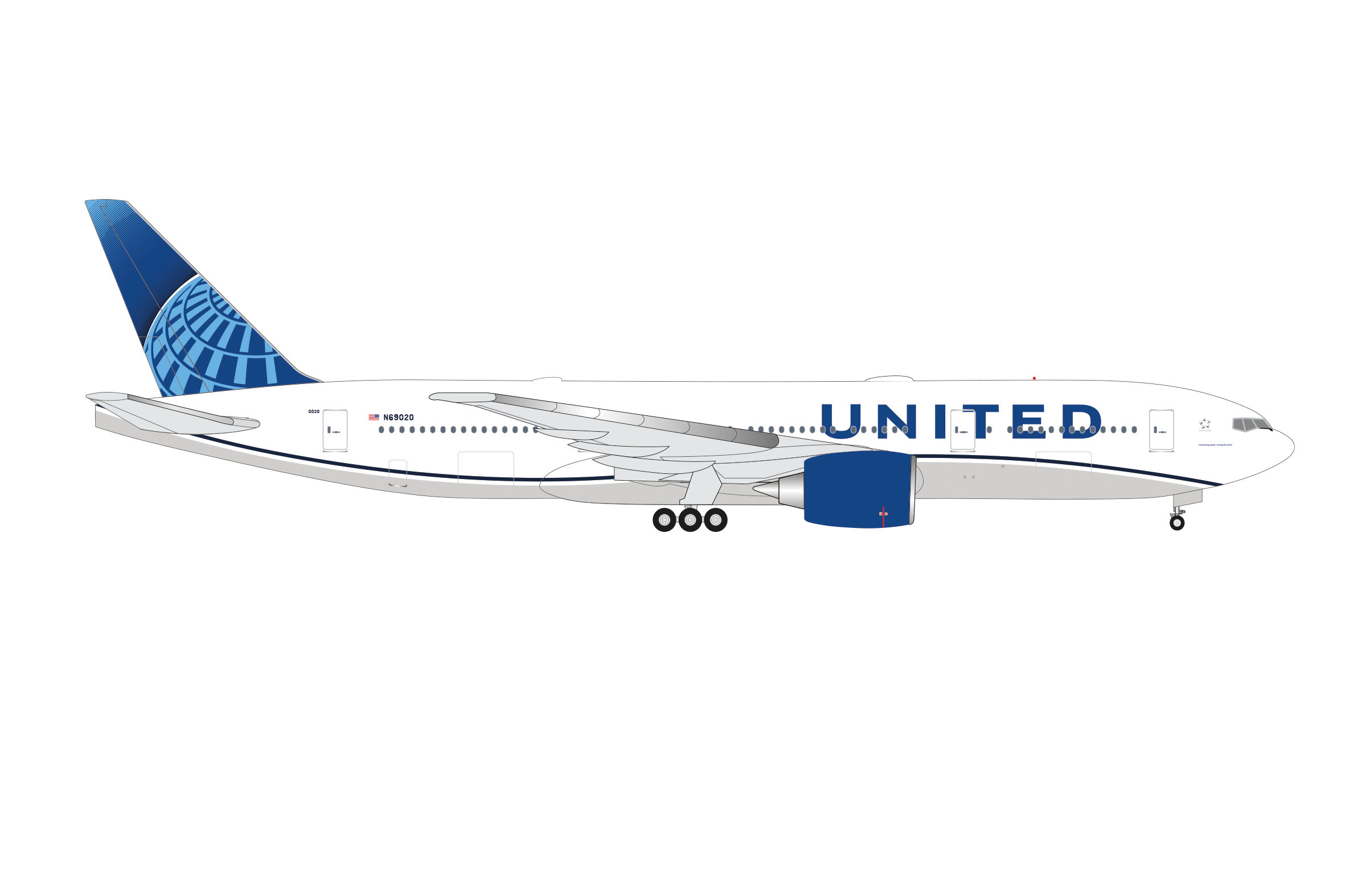 United Airlines Boeing 777 