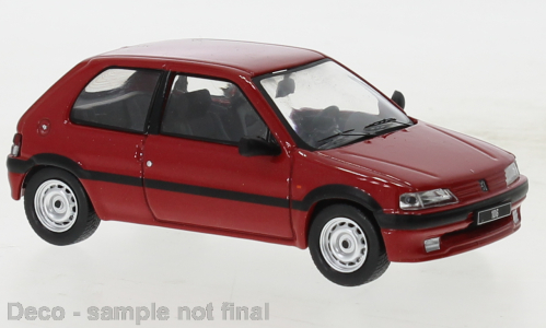 Peugeot 106 XSI`1993LeMans ro rot metallic 1:43