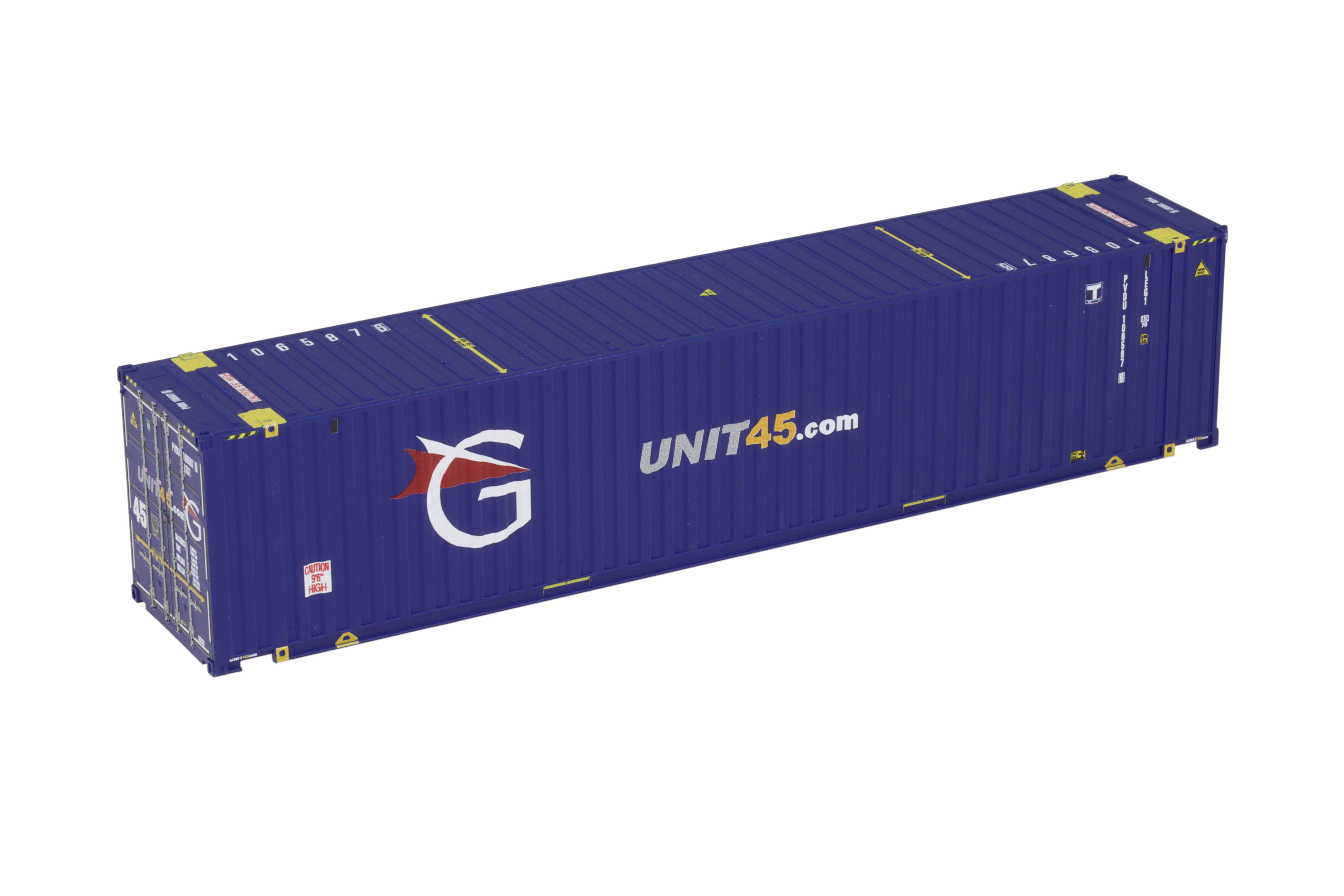 1:87 45´ Container UNIT45 mit Zusatzlogo "Gopet Trans", WB-A HC (Euro), # PVDU 106587