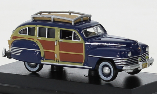 Chrysler Town Woody`1942 1:87 Woody Wagon blau Holzoptik