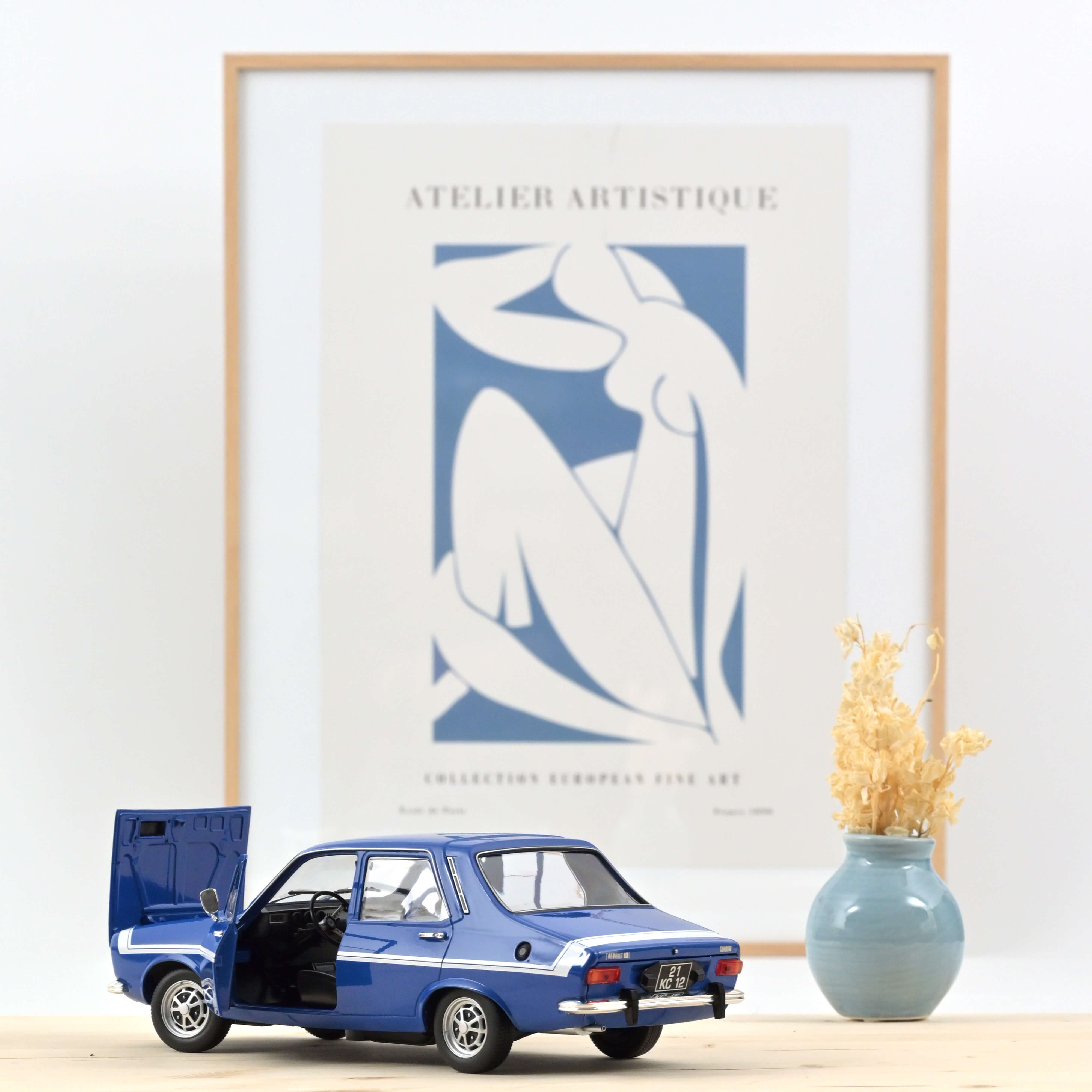 Renault 12 Gordini`71 blau 1:18 Reproduktion